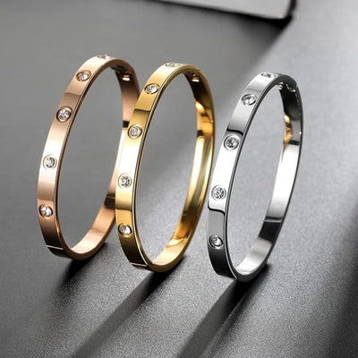 AMOUR BRACELET GLOSSY | SILVER