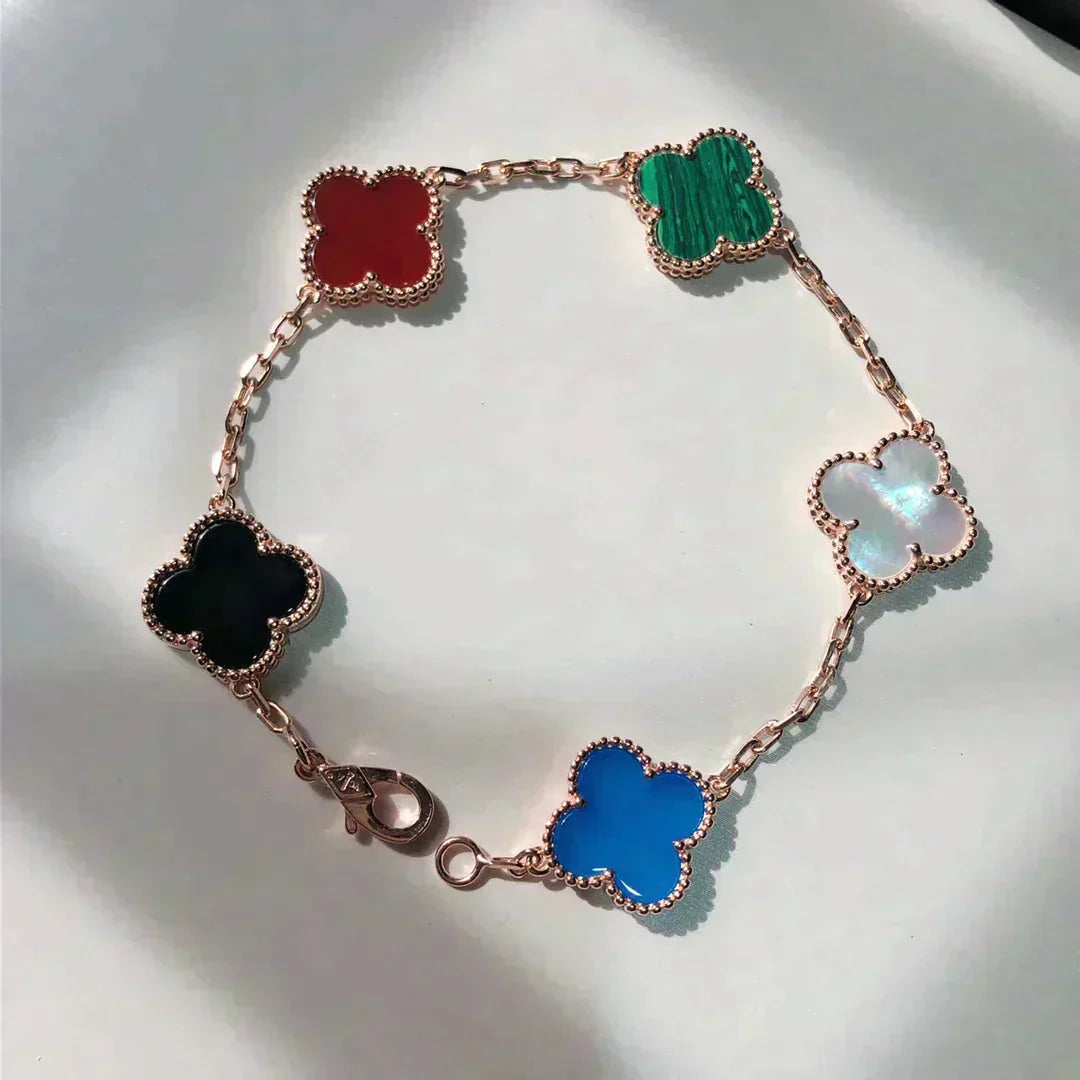 TRÈFLE BRACELET | MULTICOLOR - GOLD
