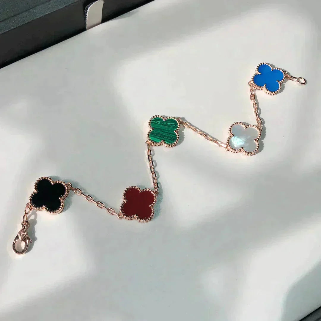 TRÈFLE BRACELET | MULTICOLOR - GOLD