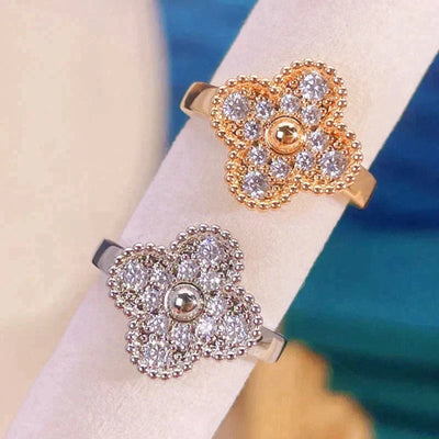 TRÈFLE RING GLOSSY | GOLD