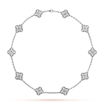 TRÈFLE NECKLACE 10 MOTIFS | SILVER
