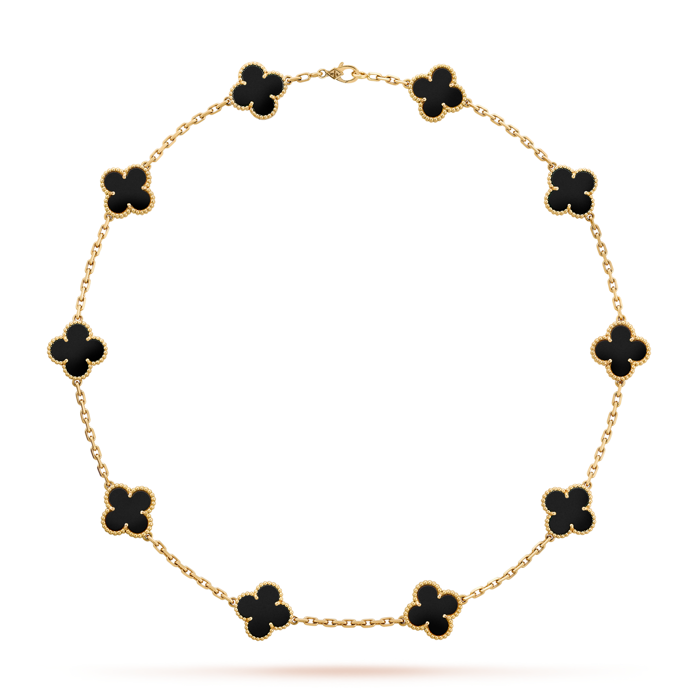 TRÈFLE NECKLACE 10 MOTIFS | BLACK
