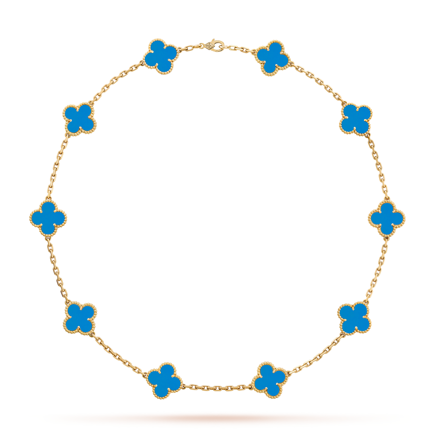 TRÈFLE NECKLACE 10 MOTIFS | BLUE