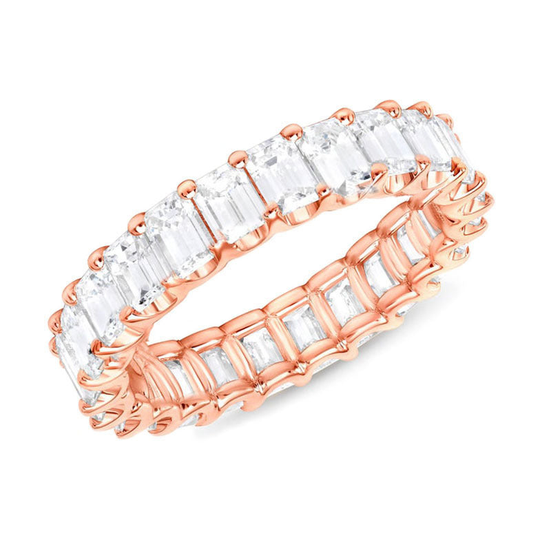 CARRÉ DIAMOND RING | PINK GOLD