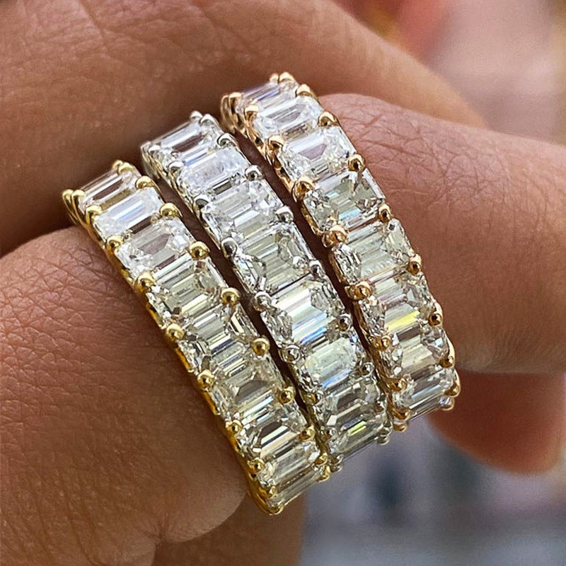 CARRÉ DIAMOND RING | SILVER