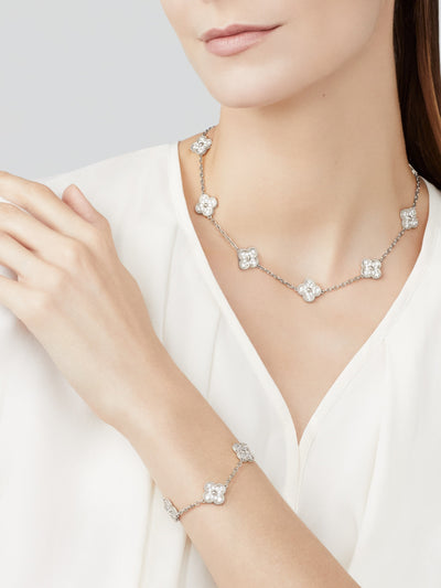 TRÈFLE NECKLACE 10 MOTIFS | SILVER