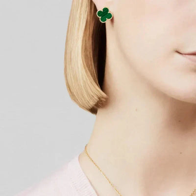 TRÈFLE CLARA SET | GREEN – GOLD