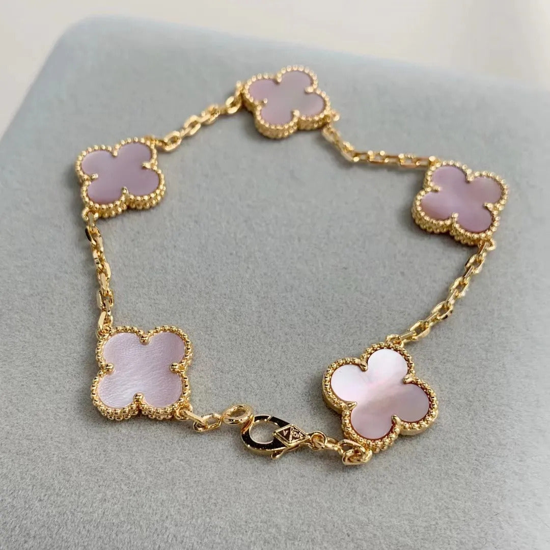 TRÈFLE BRACELET | PINK - GOLD