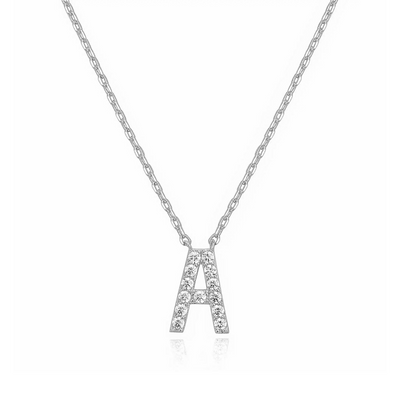 INITIALE NECKLACE | SILVER