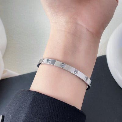 AMOUR BRACELET GLOSSY | SILVER