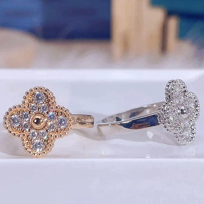 TRÈFLE RING GLOSSY | GOLD