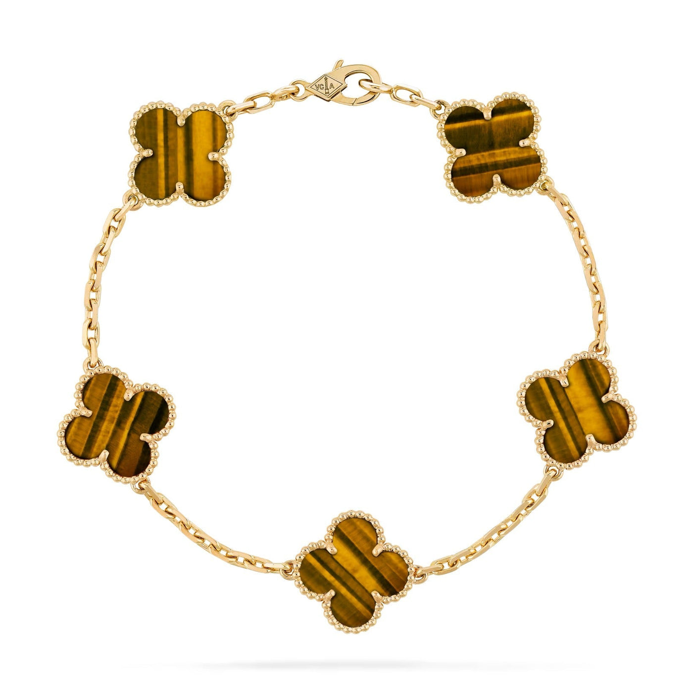 TRÈFLE BRACELET | BROWN - GOLD