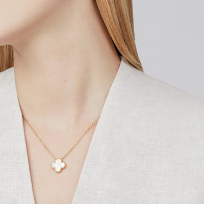 TRÈFLE NECKLACE | WHITE