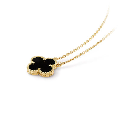 TRÈFLE NECKLACE | BLACK
