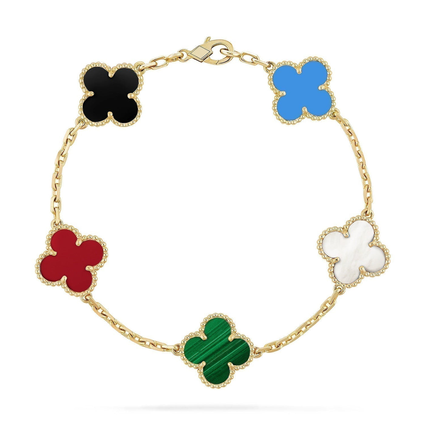 TRÈFLE BRACELET | MULTICOLOR - GOLD