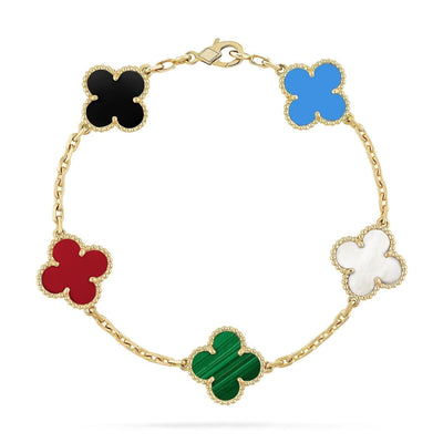 TRÈFLE BRACELET | MULTICOLOR - GOLD