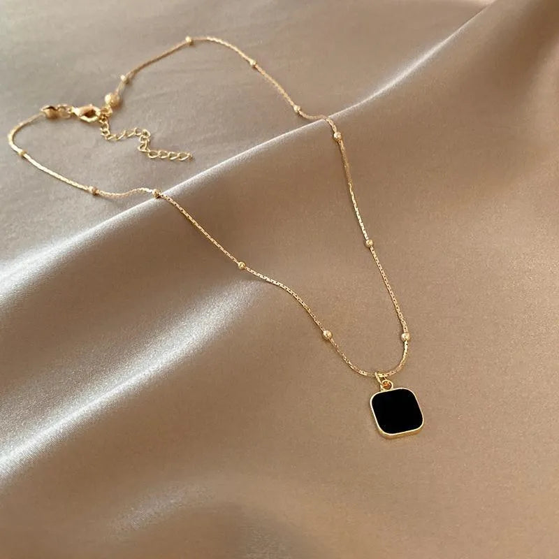 BLACK ONYX NECKLACE