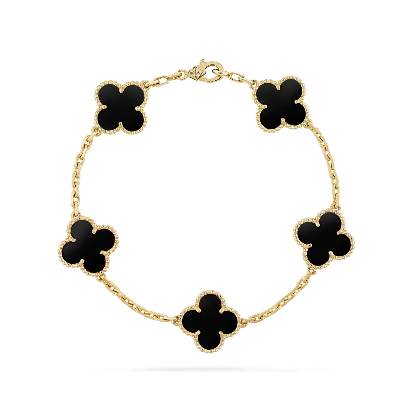 TRÈFLE BRACELET | BLACK - GOLD