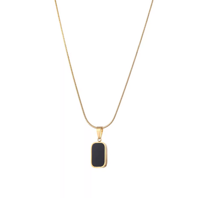 BLACK ONYX NECKLACE