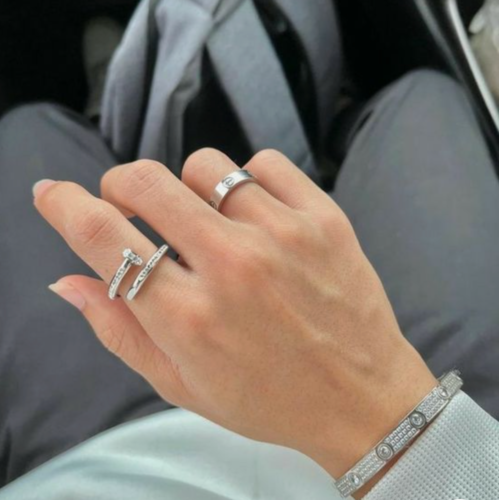 AMOUR BRACELET LUXURY GLOSSY | SILVER