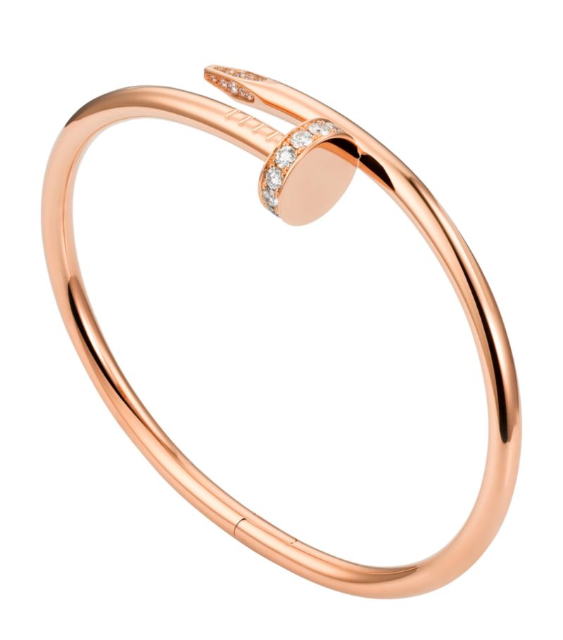 GLOSSY NAIL BRACELET | PINK GOLD