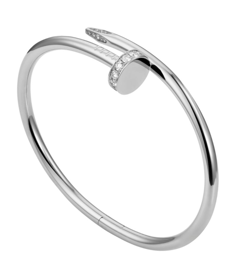 GLOSSY NAIL BRACELET | SILVER