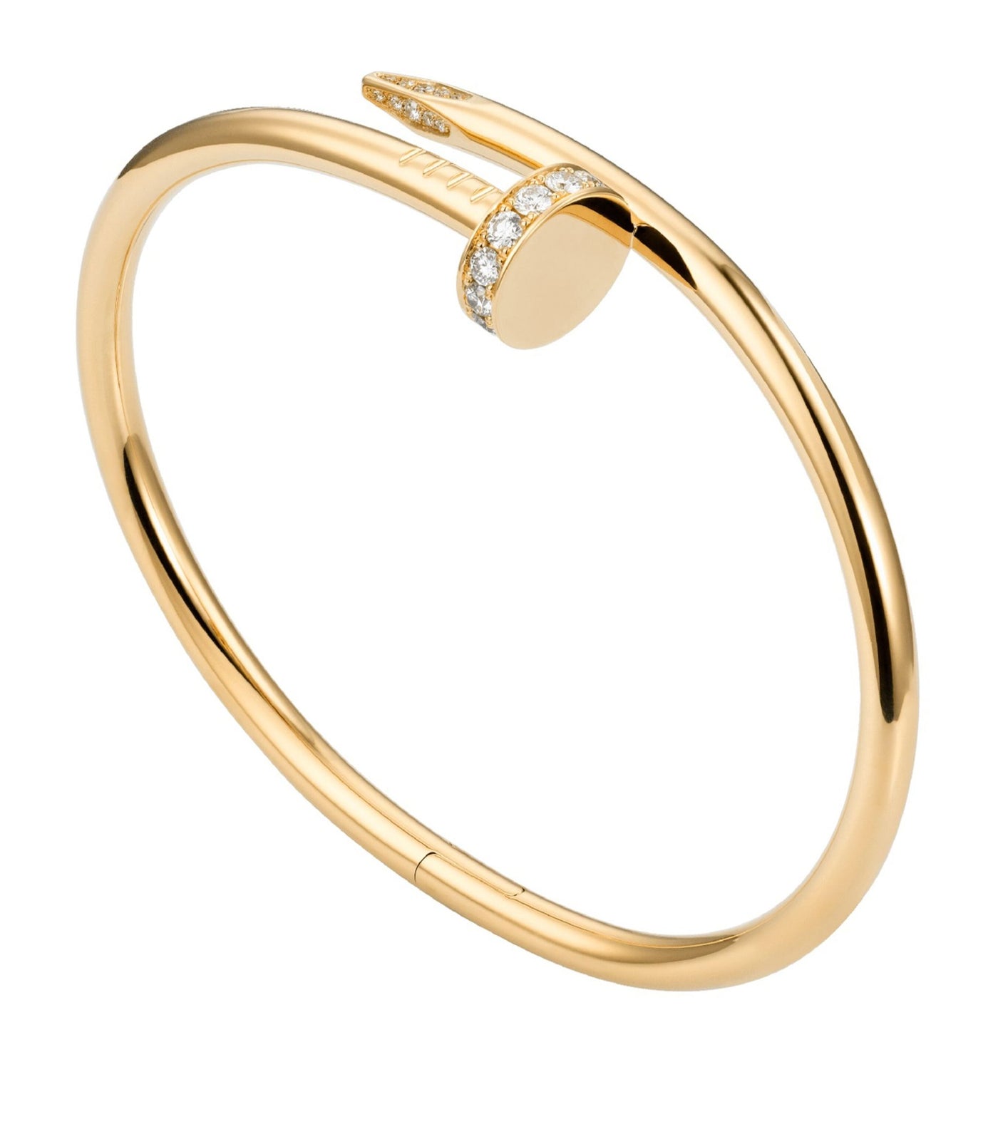GLOSSY NAIL BRACELET | GOLD