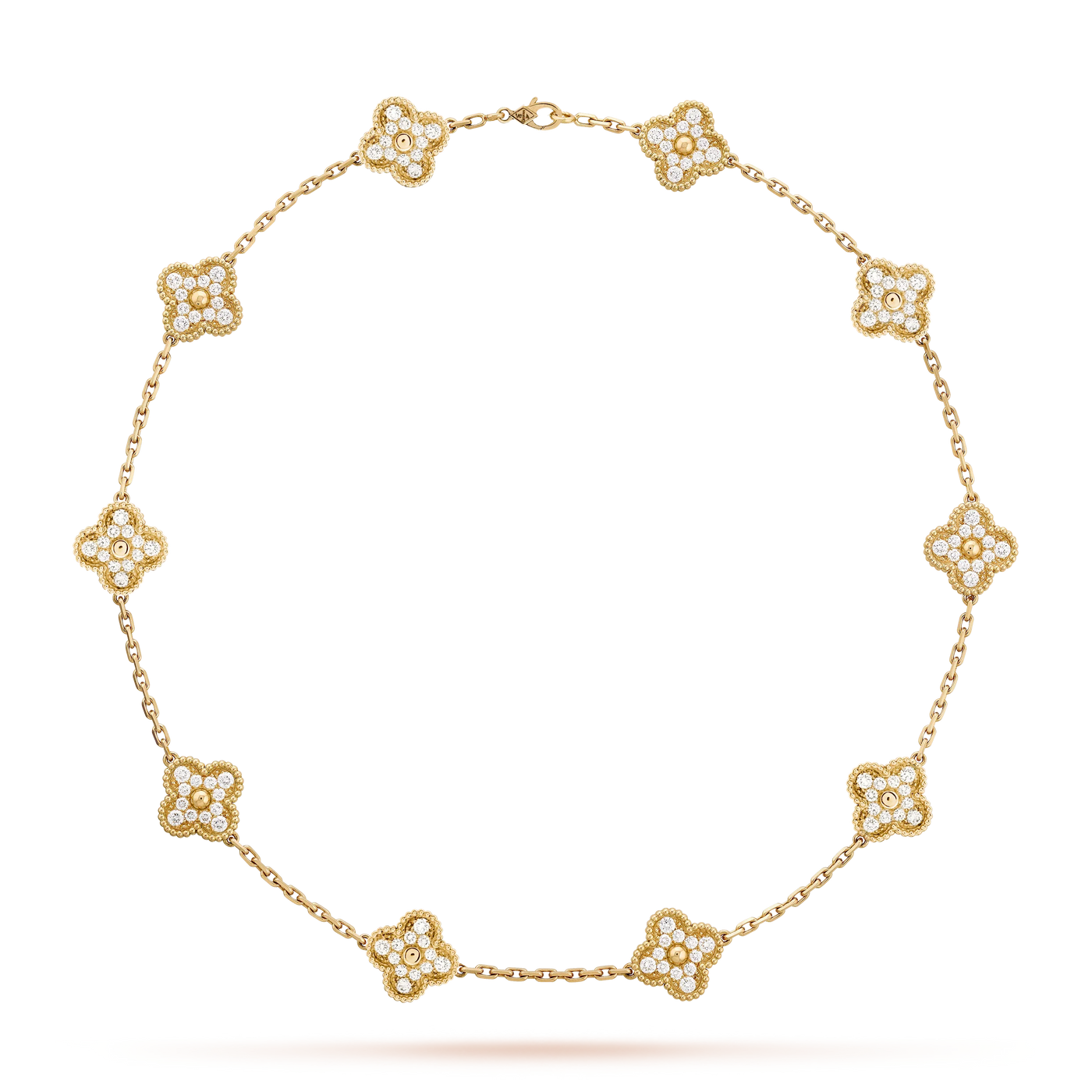 TRÈFLE NECKLACE 10 MOTIFS | GOLD