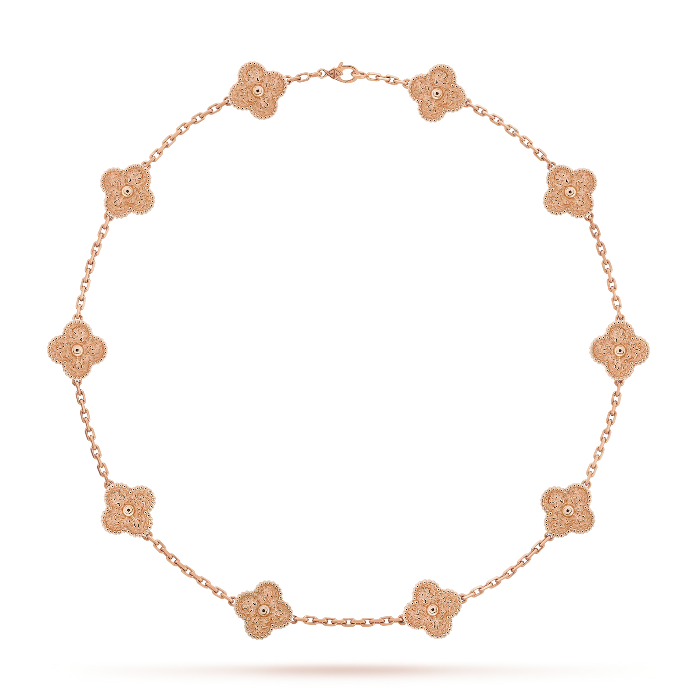 TRÈFLE NECKLACE 10 MOTIFS | PINK GOLD