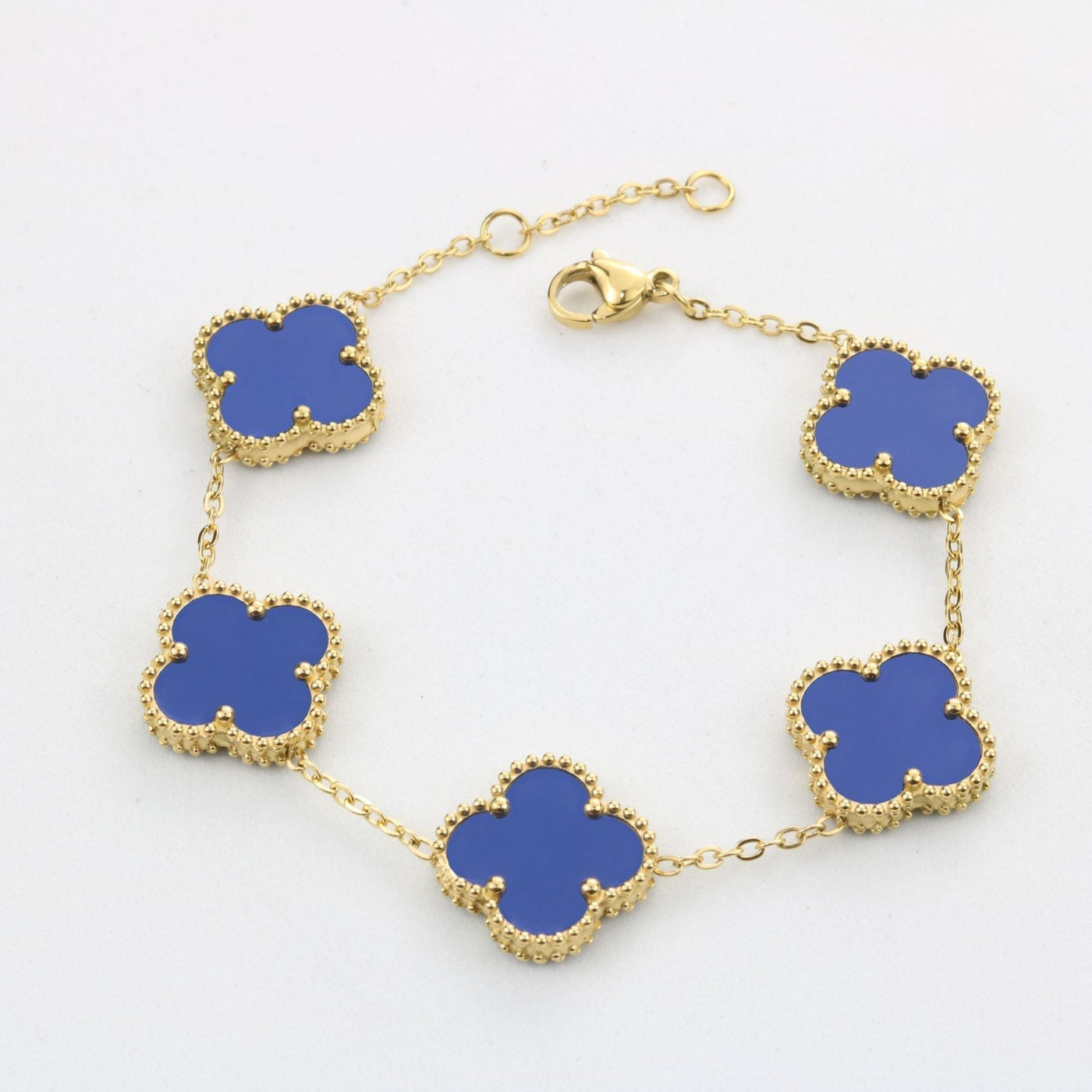 TRÈFLE BRACELET | BLUE - GOLD