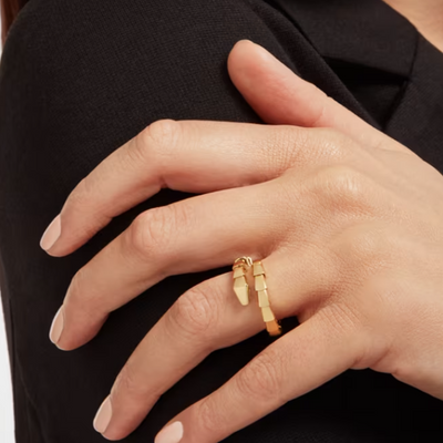 ROYAL SNAKE RING | GOLD