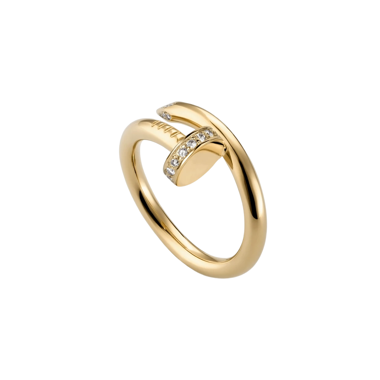 GLOSSY FINGER RING | GOLD