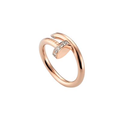 GLOSSY FINGER RING | ROSE GOLD