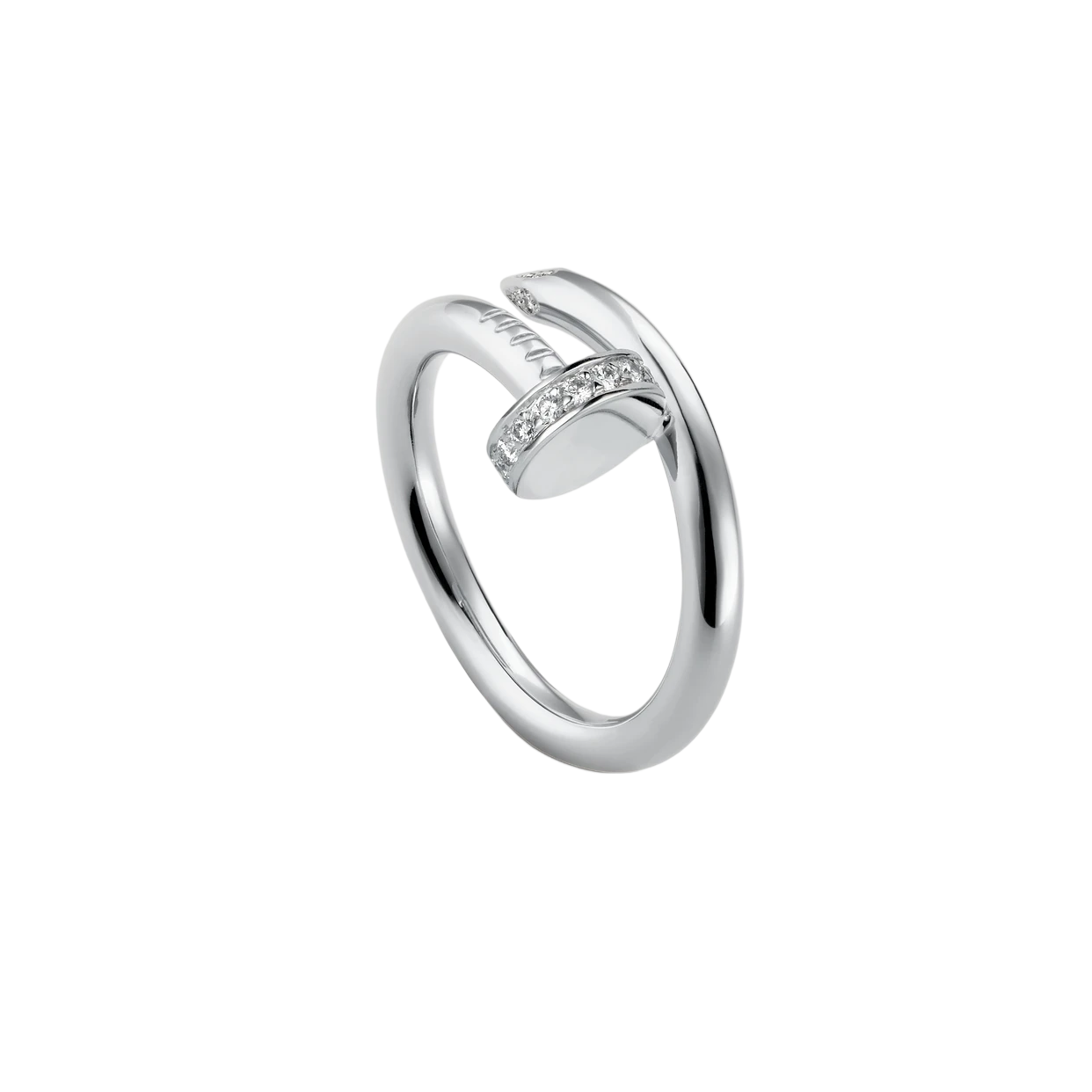 GLOSSY FINGER RING | SILVER