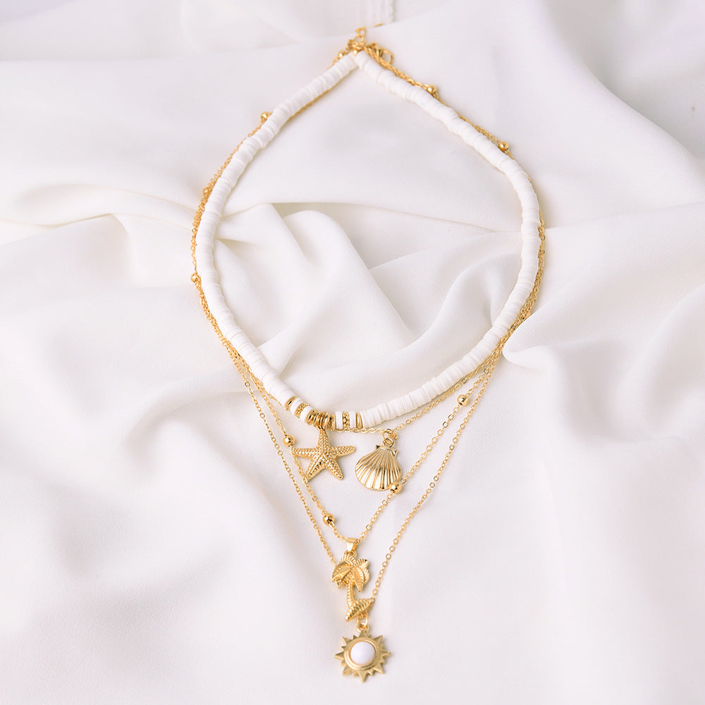 RETRO SEA AND BEACH NECKLACE
