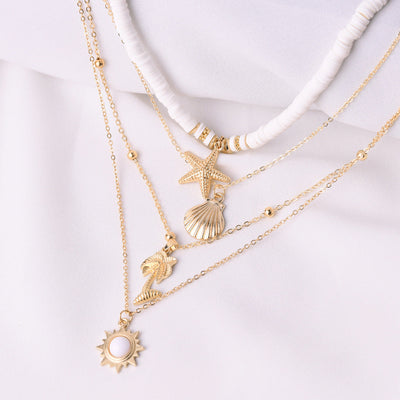 RETRO SEA AND BEACH NECKLACE