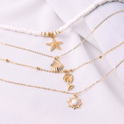 RETRO SEA AND BEACH NECKLACE