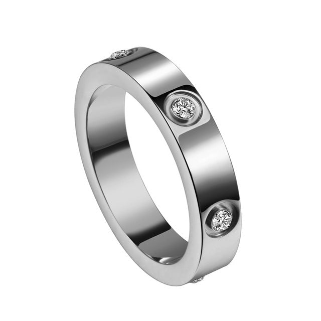 AMOUR RING GLOSSY | SILVER