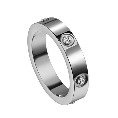 AMOUR RING GLOSSY | SILVER