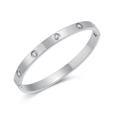 AMOUR BRACELET GLOSSY | SILVER